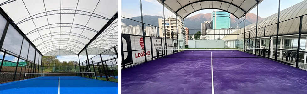 Roofed Padel Court