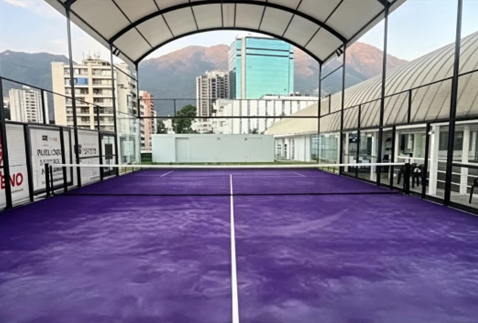 Roofed Padel Court