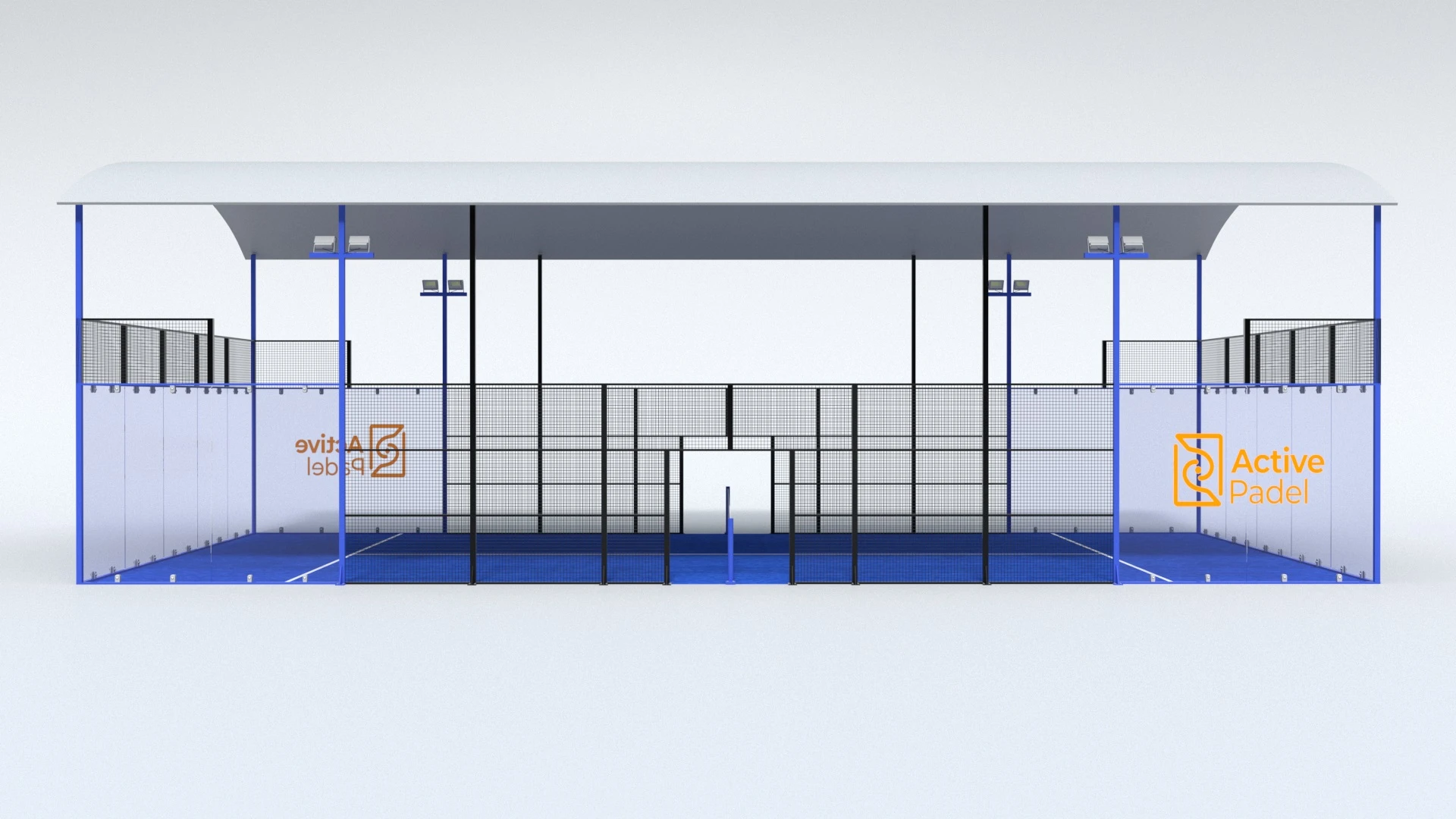 Roofed Padel Court