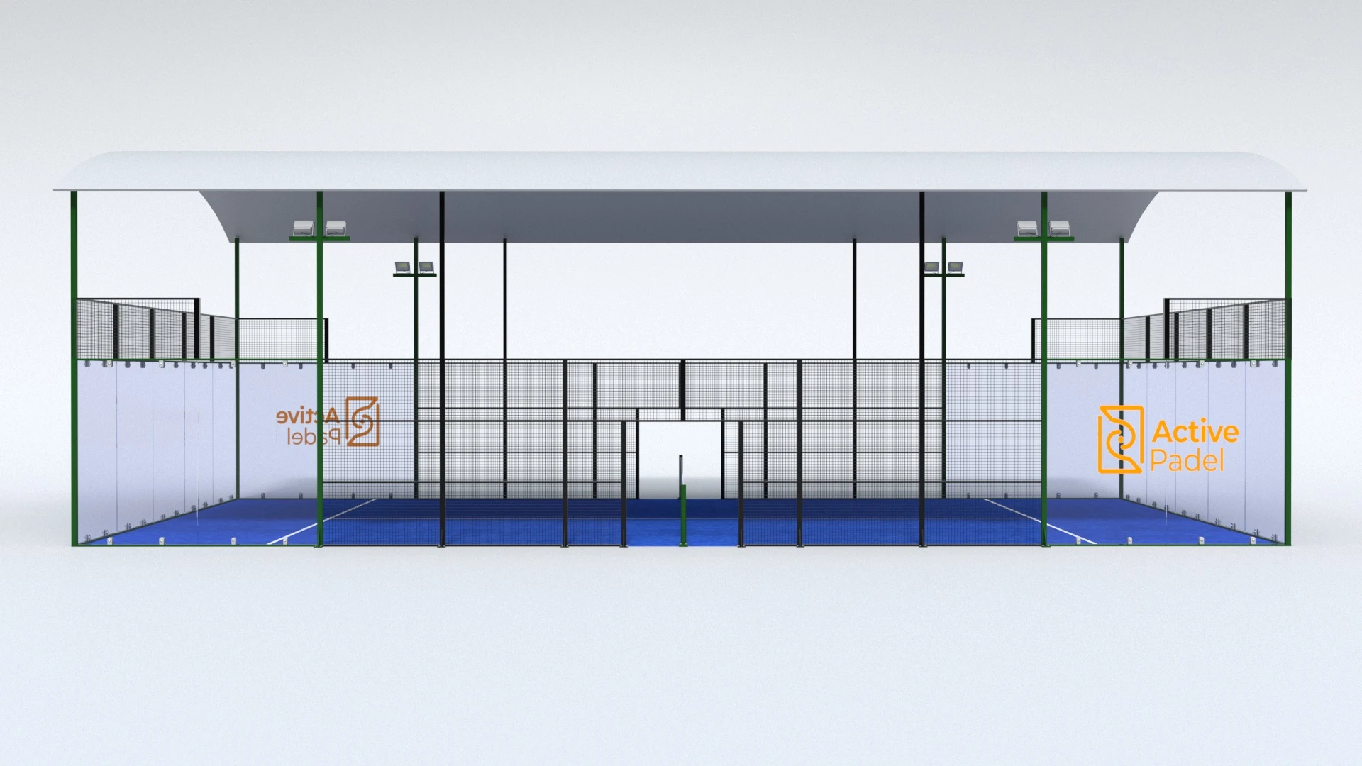 Roofed Padel Court