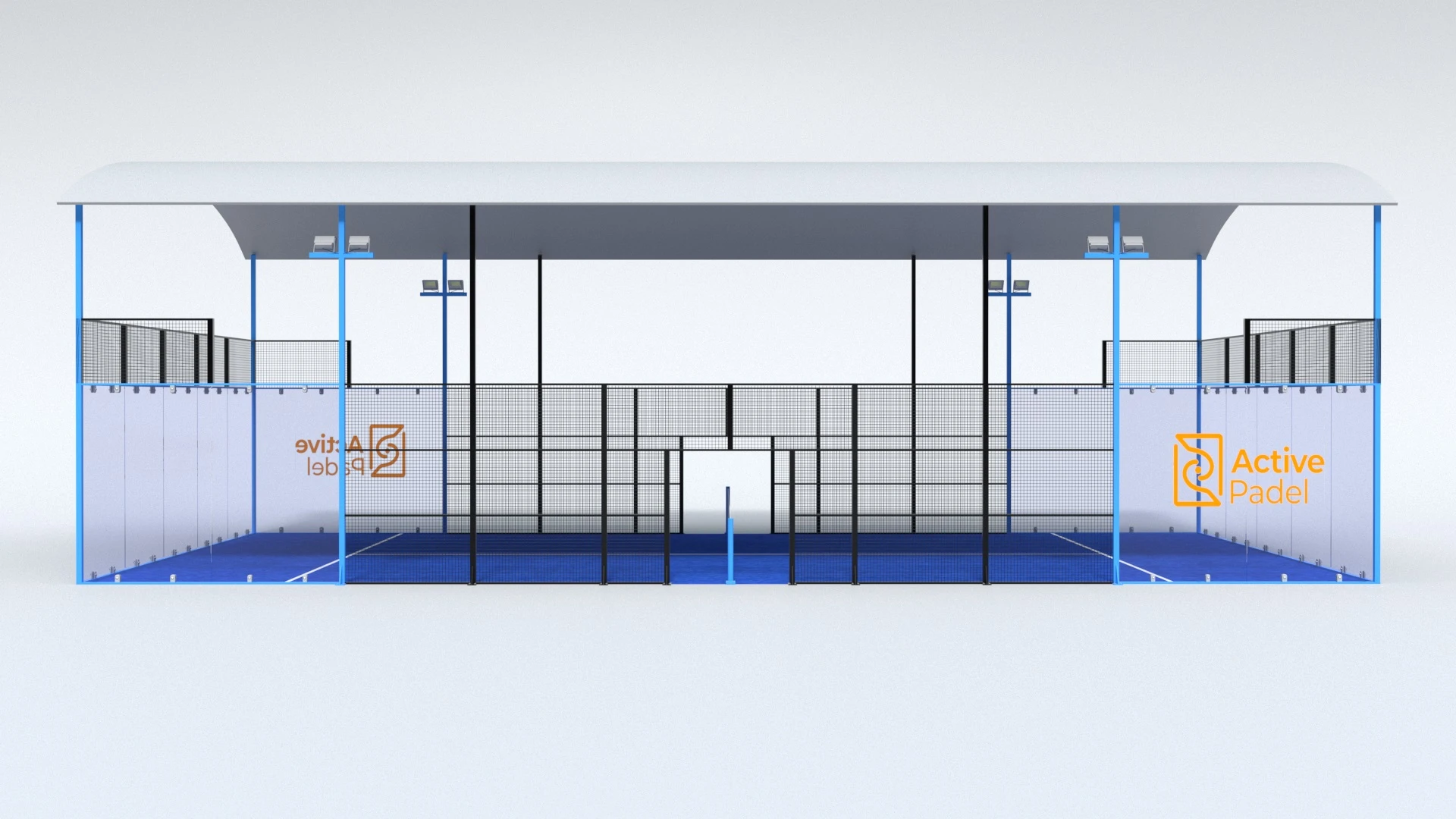 Roofed Padel Court