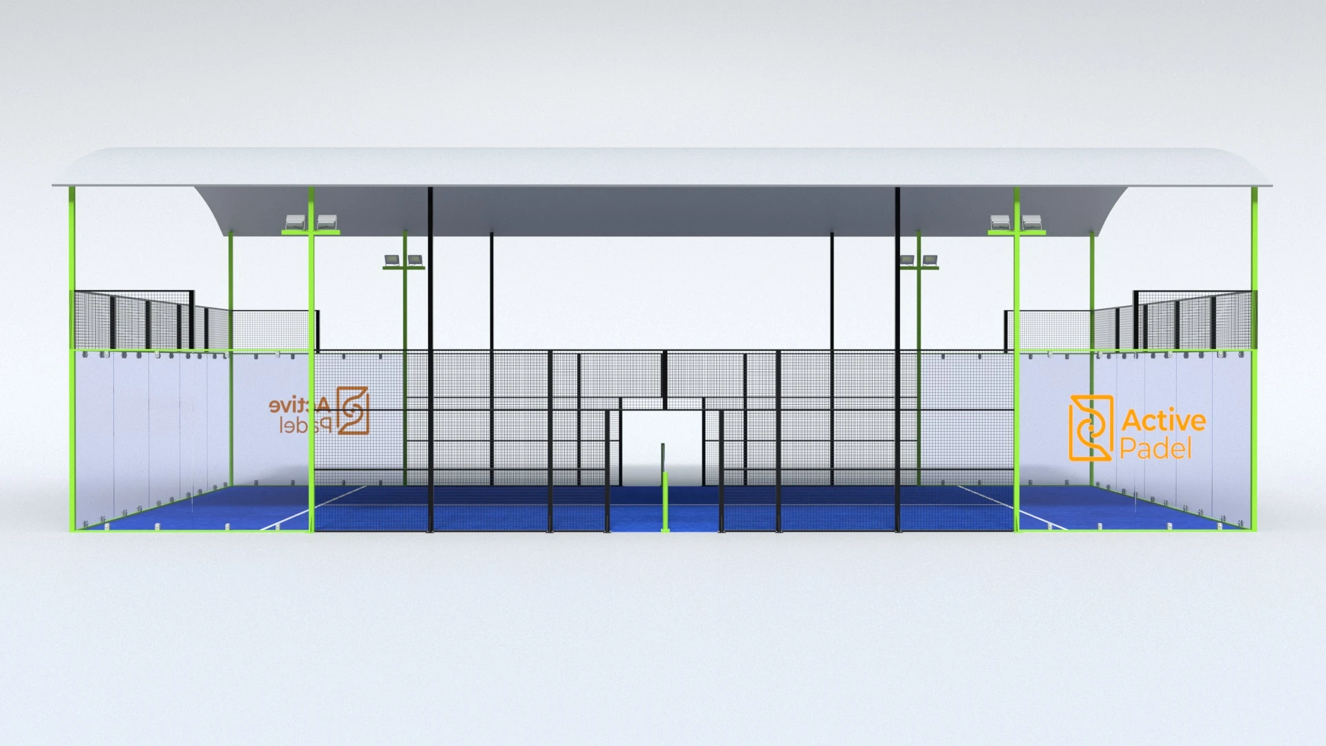 Roofed Padel Court