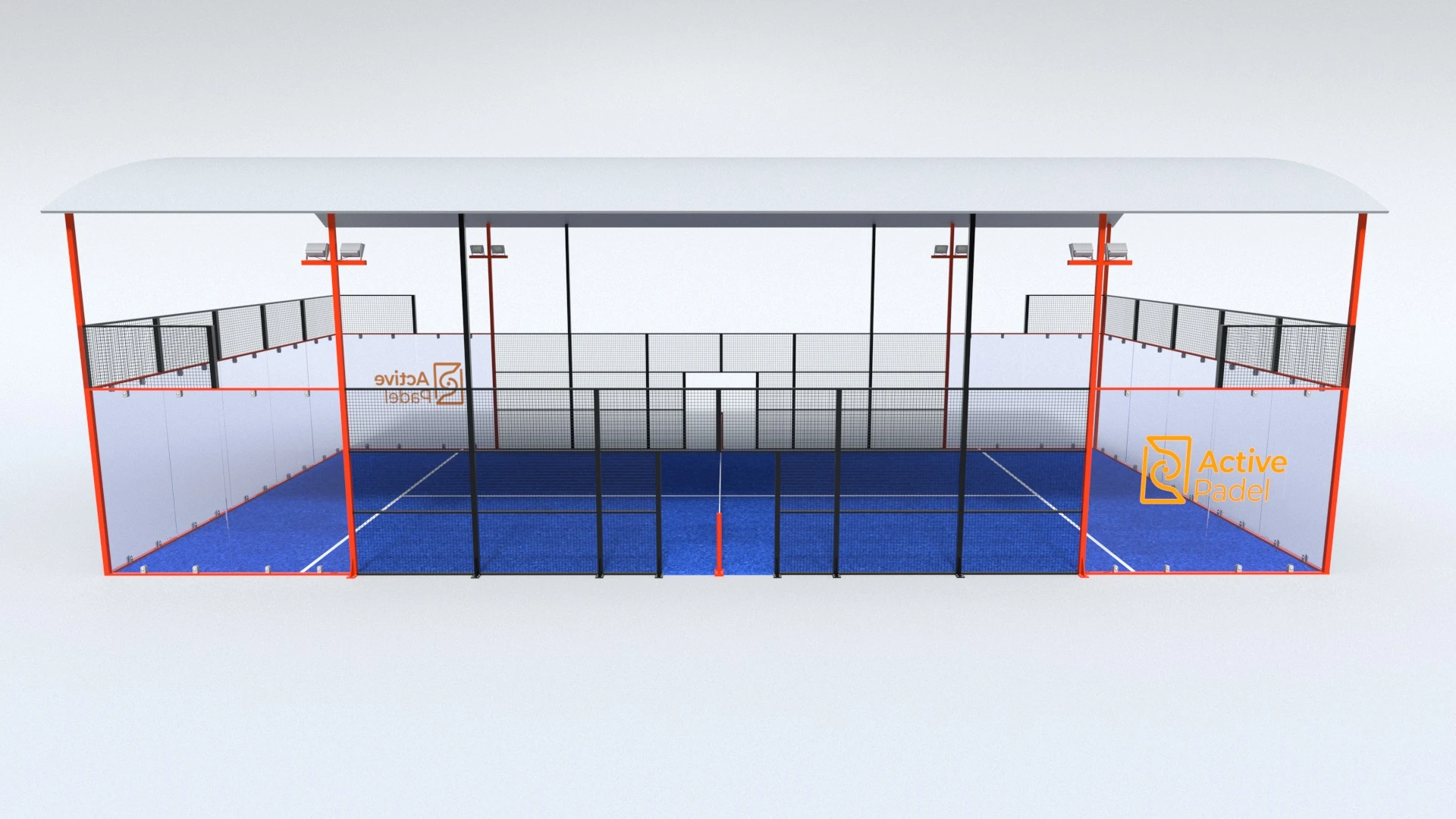 Roofed Padel Court
